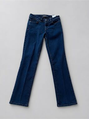 Guess Dark Blue Straight Leg Jeans for Women